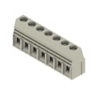WEIDMÜLLER - Leiterplattenklemme, 10.16mm, Polzahl:7, Abgang: 90°, Zugbügelanschluss