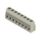 WEIDMÜLLER - Leiterplattenklemme, 10.16mm, Polzahl:8, Abgang: 90°, Zugbügelanschluss