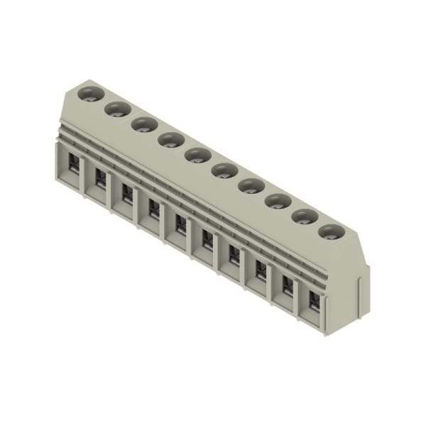 WEIDMÜLLER - Leiterplattenklemme, 10.16mm, Polzahl:10, Abgang: 90°, Zugbügelanschluss