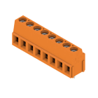 WEIDMÜLLER - Leiterplattenklemme, 5.08mm, Polzahl:8, Abgang: 90°, Zugbügelanschluss