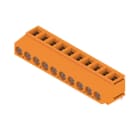 WEIDMÜLLER - Leiterplattenklemme, 5.08mm, Polzahl:10, Abgang: 180°, Zugbügelanschluss