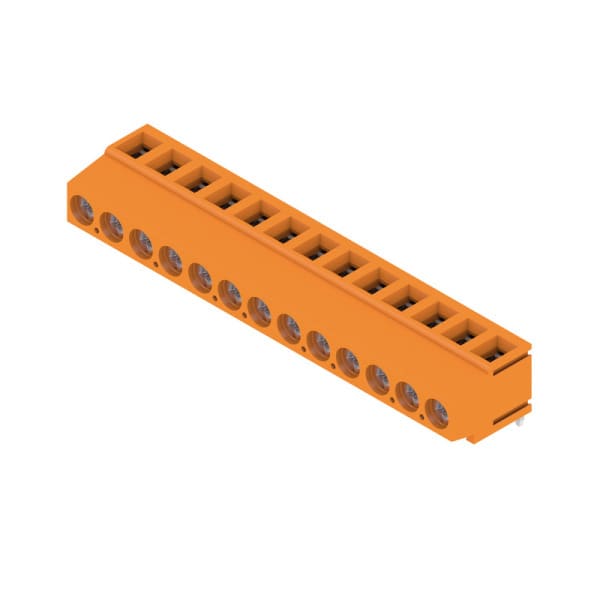 WEIDMÜLLER - Leiterplattenklemme, 5.08mm, Polzahl:13, Abgang: 180°, Zugbügelanschluss