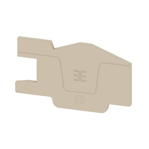 WEIDMÜLLER - Abschlussplatte, 62.64 mm x 2.1 mm, dunkelbeige