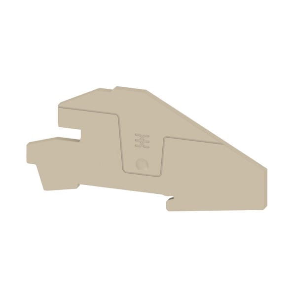 WEIDMÜLLER - Abschlussplatte, 3 mm, beige