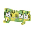 WEIDMÜLLER - Schutzleiter-Reihenklemme SNAP IN 2.5 mm² 800V 24A Anschlüsse: 3, Etagen: 1 gn/gegn
