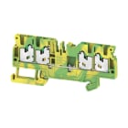 WEIDMÜLLER - Schutzleiter-Reihenklemme SNAP IN 2.5 mm² 800V 24A Anschlüsse: 4, Etagen: 1 gn/gegn