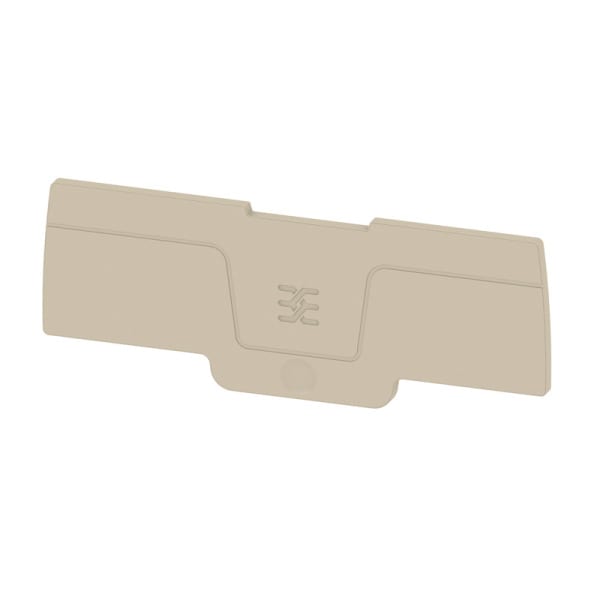 WEIDMÜLLER - Abschlussplatte, 82.1 mm x 2.1 mm, dunkelbeige