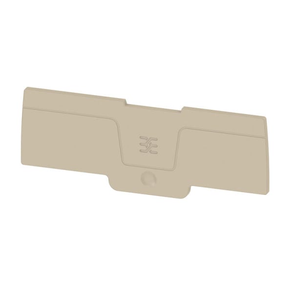 WEIDMÜLLER - Abschluss- und Zwischenplatte für Reihenklemme 2 mm, dunkelbeige
