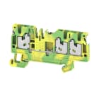 WEIDMÜLLER - Schutzleiter-Reihenklemme, SNAP IN, gn/ge, 2.5mm², 800V, Anschlüsse 3