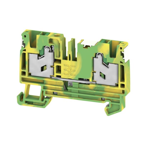 WEIDMÜLLER - Schutzleiter-Reihenklemme, SNAP IN, gn/ge, 4mm², 1000V, Anschlüsse 2
