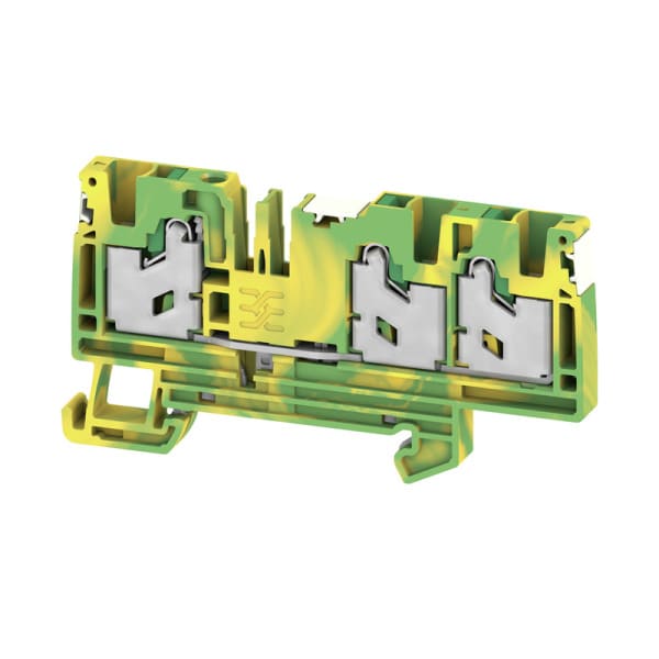 WEIDMÜLLER - Schutzleiter-Reihenklemme, SNAP IN, gn/ge, 4mm², 1000V, Anschlüsse 3