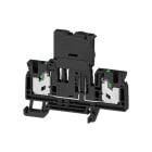 WEIDMÜLLER - Sicherungs-Reihenklemme, SNAP IN, schwarz, 4mm², 6.3A, 250V, Anschlüsse 2