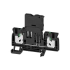 WEIDMÜLLER - Sicherungs-Reihenklemme, schwarz, 4mm², 6.3 A, 250 V, Anschlüsse 2, Etagen: 1