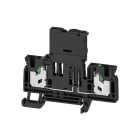 WEIDMÜLLER - Sicherungs-Reihenklemme, SNAP IN, schwarz, 4mm², 6.3A, 250V, Anschlüsse 2