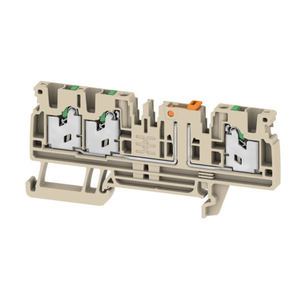 WEIDMÜLLER - Trenn- und Messtrenn-Reihenklemme, SNAP IN, dbg, 2.5mm², 24A, 500V, Ansch: 2
