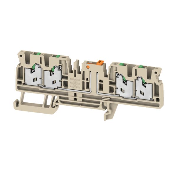 WEIDMÜLLER - Trenn- und Messtrenn-Reihenklemme, SNAP IN, dbg, 2.5mm², 20 A, 500V, Ansch: 4