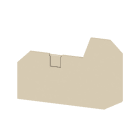 WEIDMÜLLER - Abschlussplatte für Klemmen, dbg, Höhe: 76.7 mm, Breite: 2.2 mm