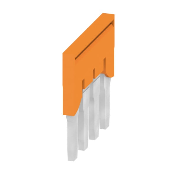 WEIDMÜLLER - Querverbinder (Klemmen), gesteckt, orange, 41 A, Polzahl: 4, Raster: 8.20
