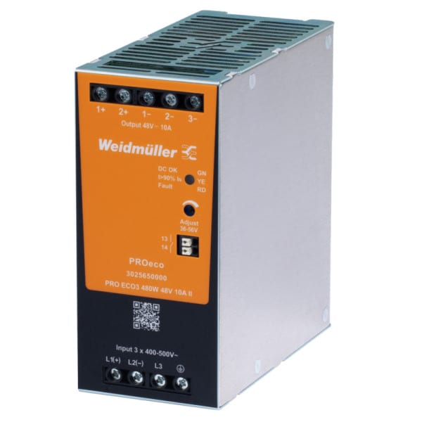 WEIDMÜLLER - Gleichstromversorgung, Schaltnetzgerät, 480W, 20A bei 55°C