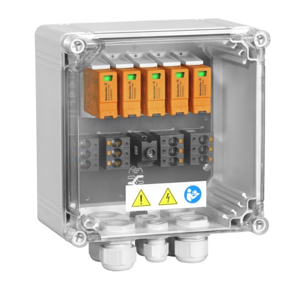 WEIDMÜLLER - Generatoranschlusskasten, PV Next, 1100 V, 2 MPP, 2E/1A pro MPP