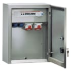 MENNEKES - Edelstahl-Kombi Ap 2xSSTD, 2X16/5 + Abs.