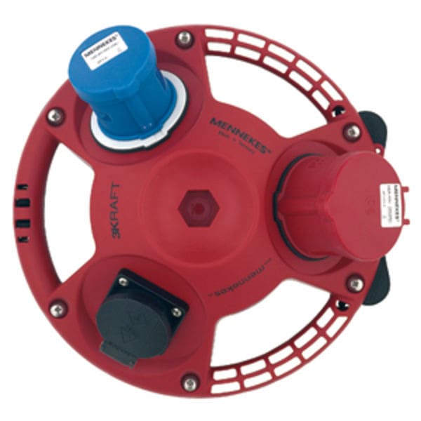 MENNEKES - 3Kraft Kombination Rot 1xSSTD 1X16/3 1X16/5 IP44