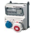 MENNEKES - Steckdosen-Kombi Amaxx 2 1xSSTD 1X16/5 IP67 + Abs.