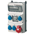 MENNEKES - Steckdosen-Kombi AMAXX 3 4SSTD, 1x16/5, IP44, + Abs.