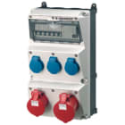 MENNEKES - Steckdosen-Kombi Amaxx 3 3xSSTD 1X16/5 1X32/5 IP44 +Abs.