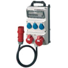 MENNEKES - Steckdosen-Kombi AMAXX tragbar 3xSSTD, 1x16/5, 1x32/5, IP44, + Abs.