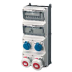 MENNEKES - Steckdosen-Kombi Amaxx 4 2xSSTD 1X16/5 1X32/5 IP67 + Abs.