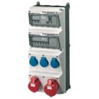 MENNEKES - Steckdosen-Kombi AMAXX 4 3xSSTD 1x16/5 1x32/5, IP44 + Abs.