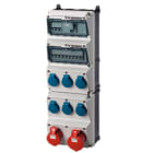 MENNEKES - Steckdosen-kombi AMAXX 5 6xSSTD 1x16/5 1x32/5 IP44 + Abs.