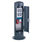 MENNEKES - Poller RAL7016 grau 1050x273mm 3xSSTD 1x16A/5 1x32A/5 + Abs.
