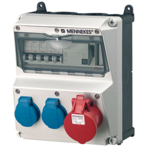 MENNEKES - Steckdosen-Kombi AMAXX 2 2xSSTD, 1x32/5, IP44, + Abs.