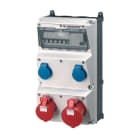 MENNEKES - Steckdosen-Kombi AMAXX 3 2xSSTD 1x16/5 1x32/5 IP44 + Abs.
