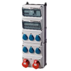 MENNEKES - Steckdosen-Kombi AMAXX 5 6xSSTD, 2x16/5 + Abs.