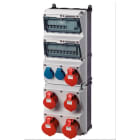 MENNEKES - Steckdosen-Kombi AMAXX 5 2xSSTD 3x16/5 2x32/5, IP44 + Abs.