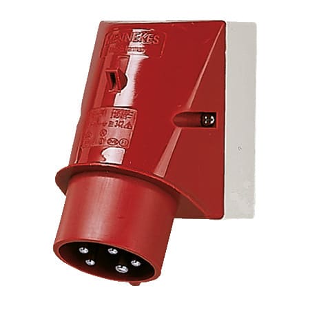 MENNEKES - CEE-Wandgerätestecker HW/VN 16A 5p 400V 6h IP44
