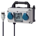 MENNEKES - Steckdosen-Kombi AMAXX 1 2xSSTD IP44 + Abs. tragbar