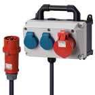 MENNEKES - Steckdosen-Kombi AMAXX 1 2xSSTD 1x16/5 IP44 tragbar