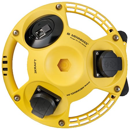MENNEKES - 3KRAFT Kombination gelb 2xSSTD, 1xRJ45 2fach