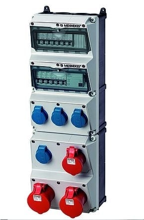 MENNEKES - Steckdosen-Kombi AMAXX 5 4xSSTD 1x16/5 2x32/5 IP44 + Abs.