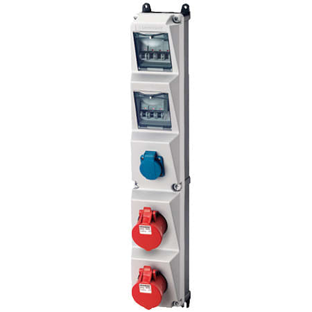 MENNEKES - Steckdosen-Kombi AMAXX 5s 1xSSTD 2x16/5 IP44 + Abs.