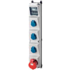 MENNEKES - Steckdosen-Kombi AMAXX 5s 3xSSTD 1x32/5 IP44 + Abs.