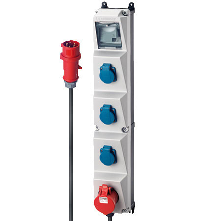 MENNEKES - Steckdosen-Kombi AMAXX 5s 3xSSTD 1x16/5 IP44 + Abs. tragbar