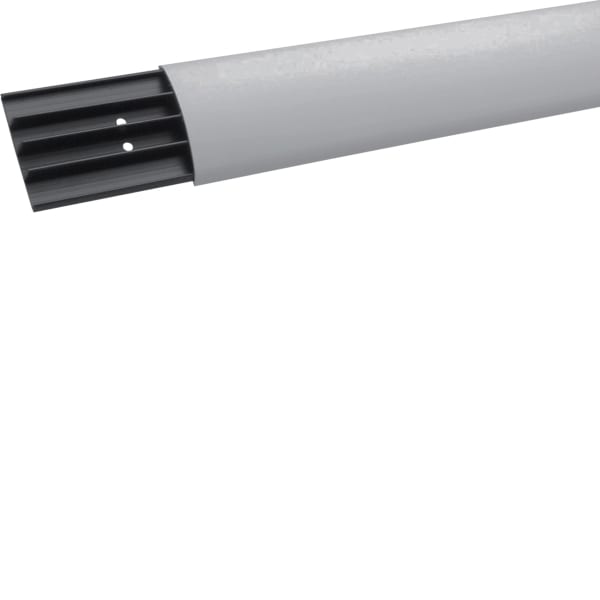 TEHALIT - Aufbodenkanal PVC steingrau Breite=75mm Höhe=18mm