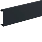 TEHALIT - Brüstungskanal Oberteil 80mm PVC gr.schwarz