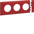 TEHALIT - Blende 3-fach Steckdose hfr OT 80 rot
