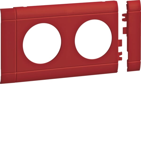TEHALIT - Blende 2-fach Steckdose hfr OT 80 rot